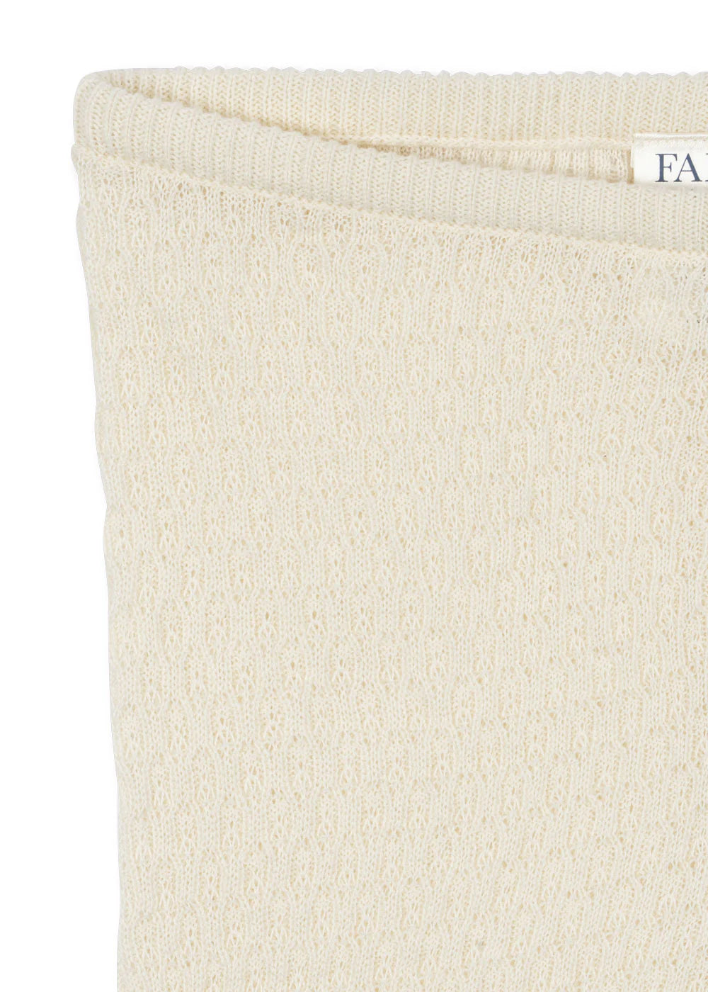 Venti Leggings - Antique White - Fijngebreide Pointelle Broek - Biologisch Katoen - GOTS - Konges Sløjd