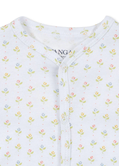 Fio Onesie - Tuli Coeur - Boxpakje/Pyjama - Biologisch Katoen - Tulpjes - Konges Sløjd