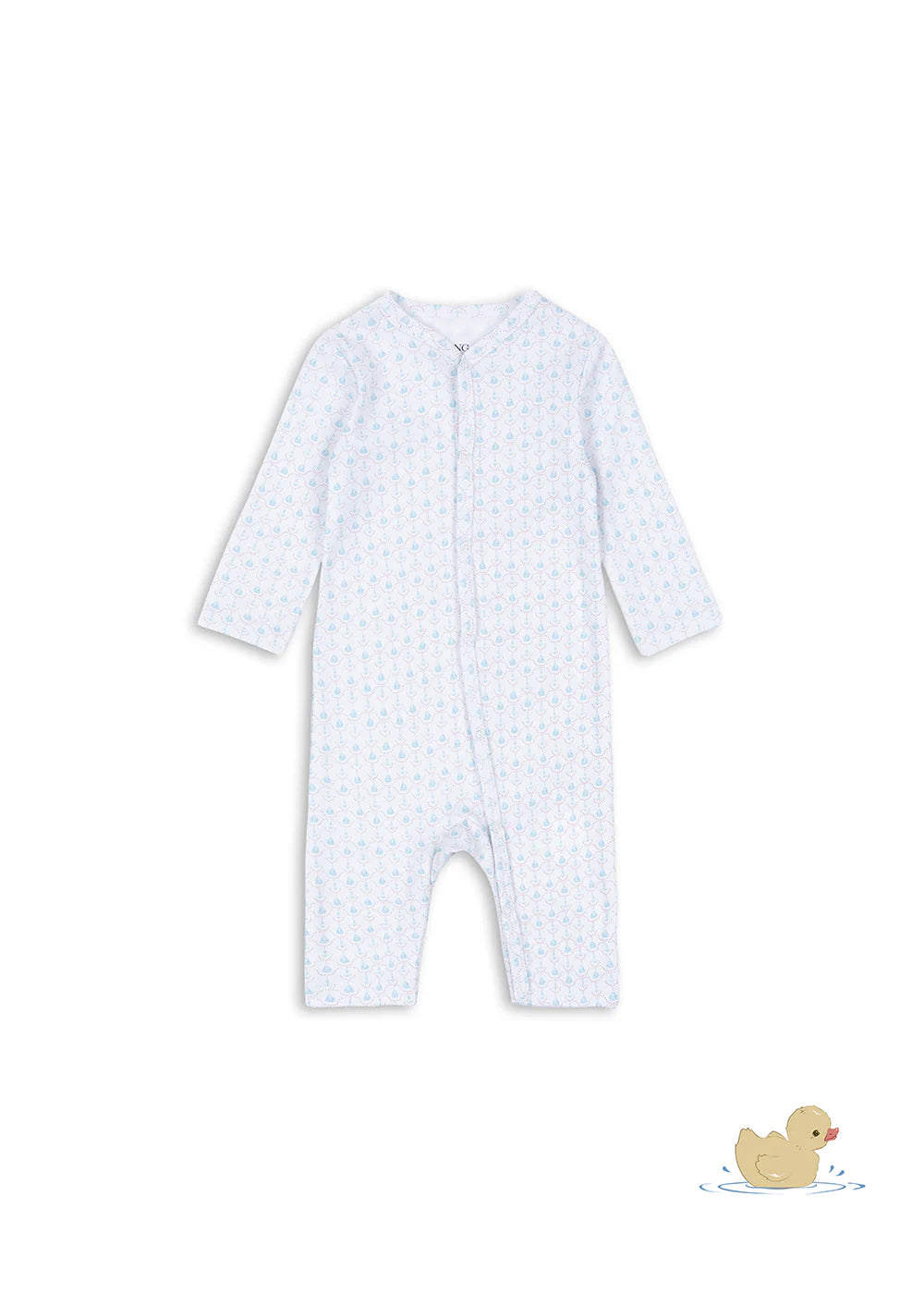 Fio Onesie - Barca - Sleepsuit/Pyjamas - Organic Cotton - Sailboats - Konges Sløjd