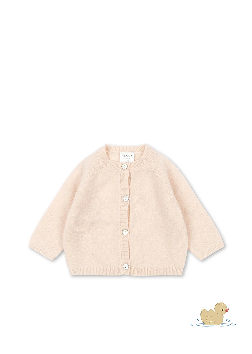 Savora Cardigan - Antique White - Wool Baby Cardigan - Wool - Konges Sløjd