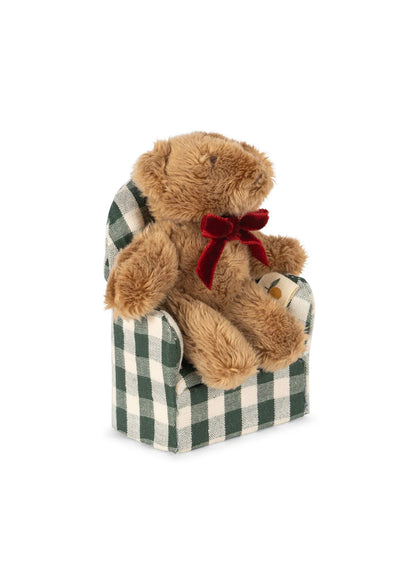 Kalle the Tiny Teddy - Mini Knuffelbeer In Doosje - Konges Sløjd