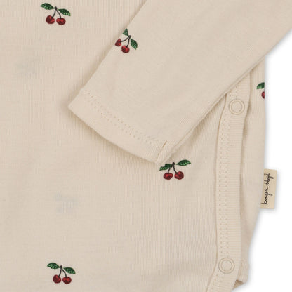 Overslag Romper Cherry - Biologisch Katoen - Newborn body - GOTS Gecertificeerd - Konges Sløjd (Copy)