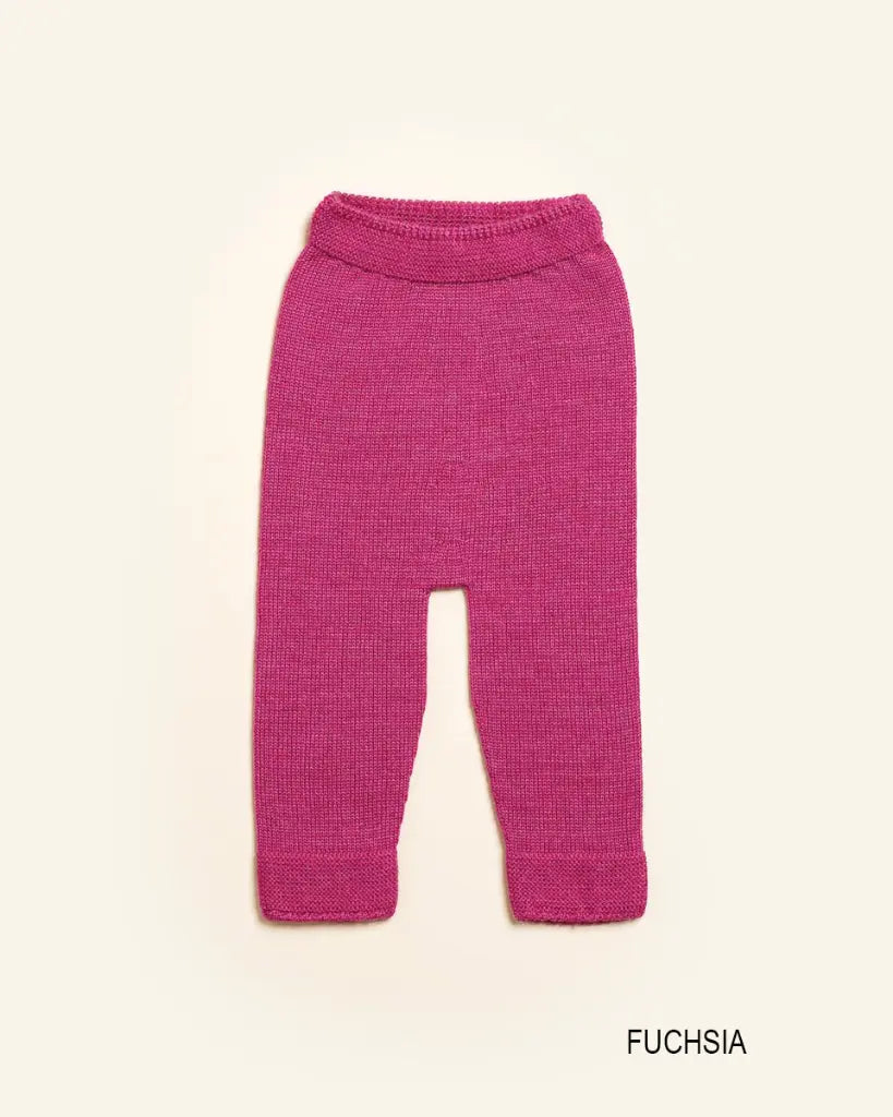 Gestrickte Hose Guido - Merinowolle - HVID