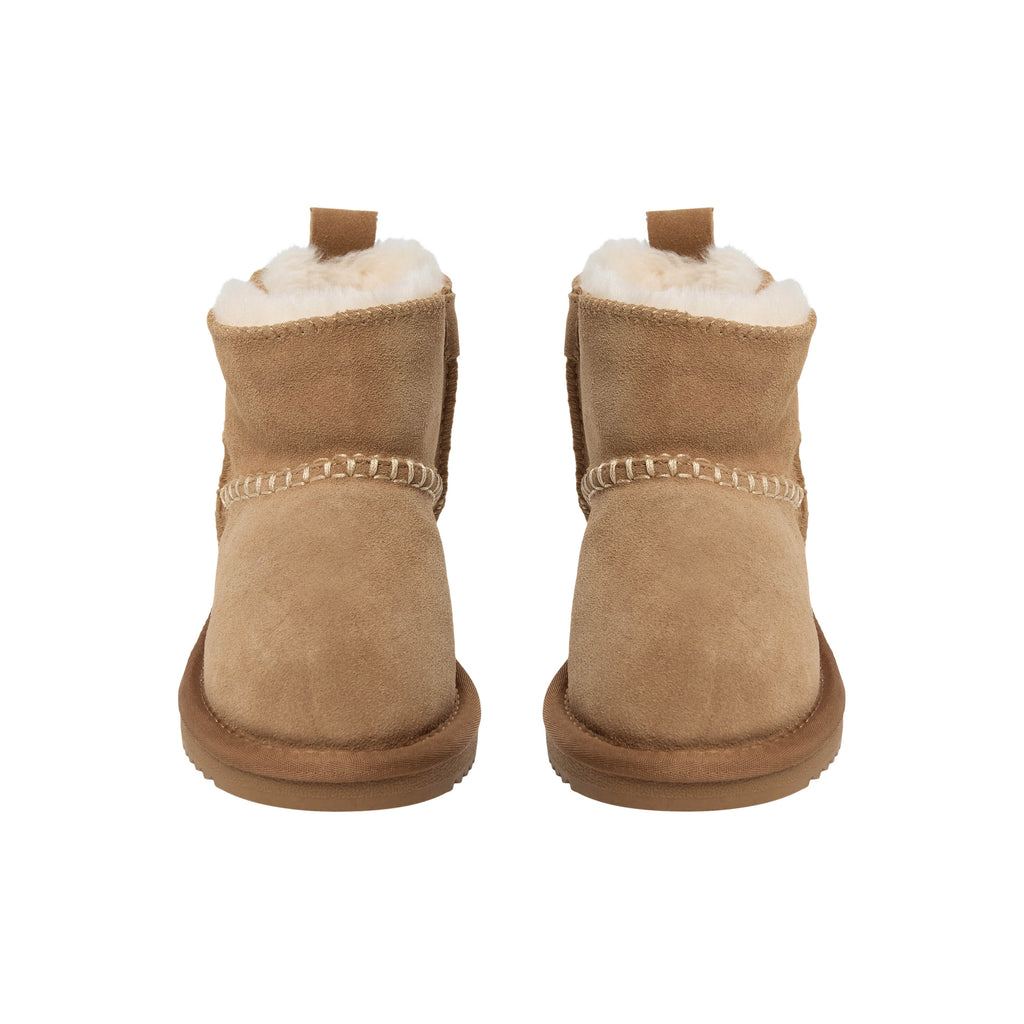 Wolgevoerde Kinderschuhe ValeKB - Wildleder - Tan & Dark Brown - Sofie Schnoor