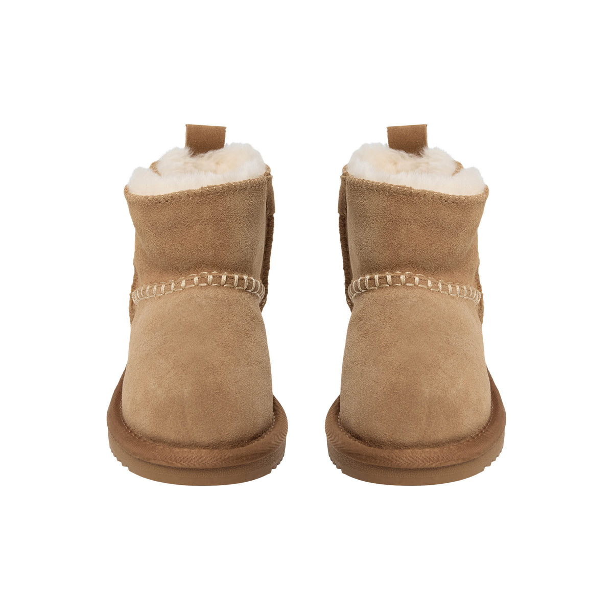 Wolgevoerde Kinderschuhe ValeKB - Wildleder - Tan & Dark Brown - Sofie Schnoor