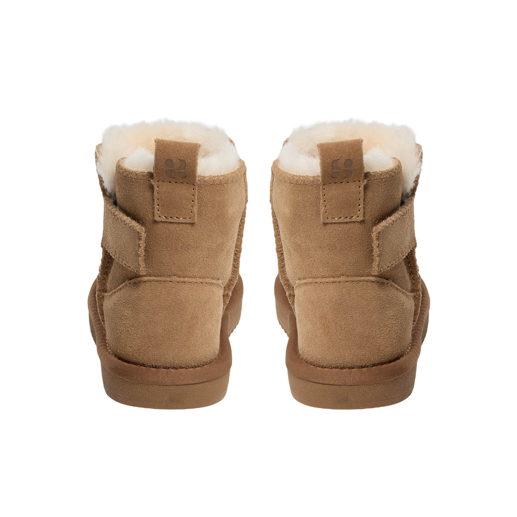 Wolgevoerde Kinderschuhe ValeKB - Wildleder - Tan & Dark Brown - Sofie Schnoor