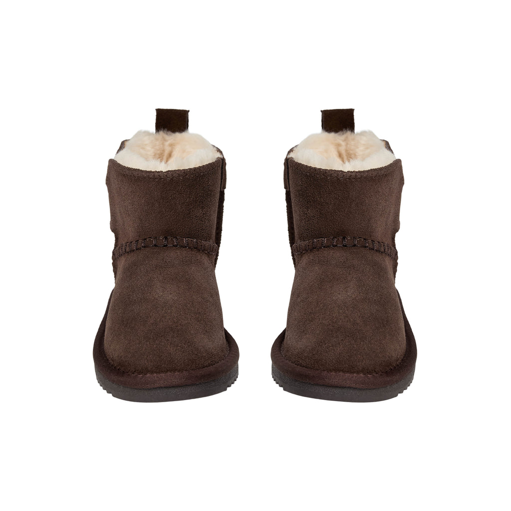 Wolgevoerde Kinderschuhe ValeKB - Wildleder - Tan & Dark Brown - Sofie Schnoor