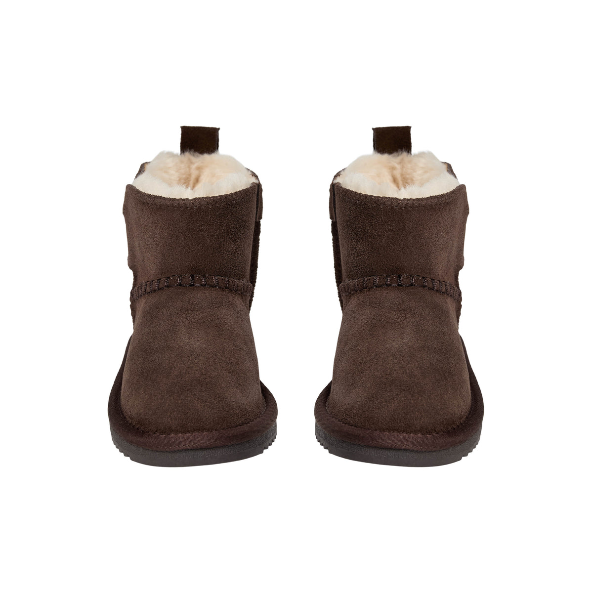 Wolgevoerde Kinderschuhe ValeKB - Wildleder - Tan & Dark Brown - Sofie Schnoor