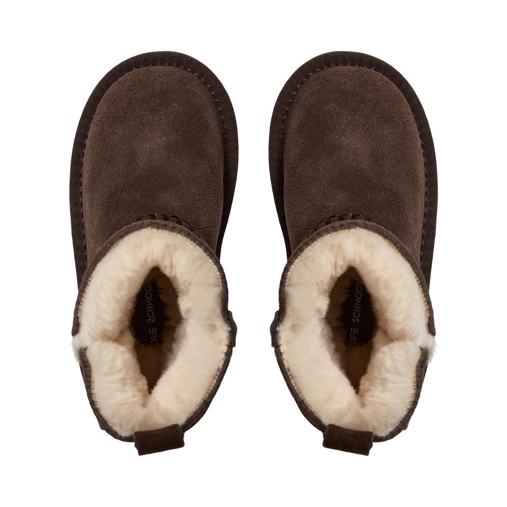 Wolgevoerde Kinderschuhe ValeKB - Wildleder - Tan & Dark Brown - Sofie Schnoor