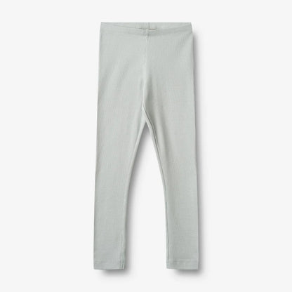 Wheat - Rib Leggings Maddy - Soft blue - Biologisch katoen