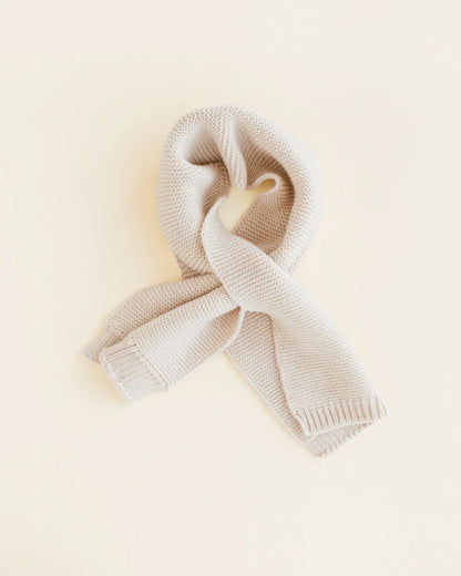 Scarf Ivo - 100% extra fine Italiaanse merino wol - HVID