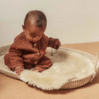 Merino-Woll-Kinderwageneinlage Snuggler® - Peanut - BINIBAMBA