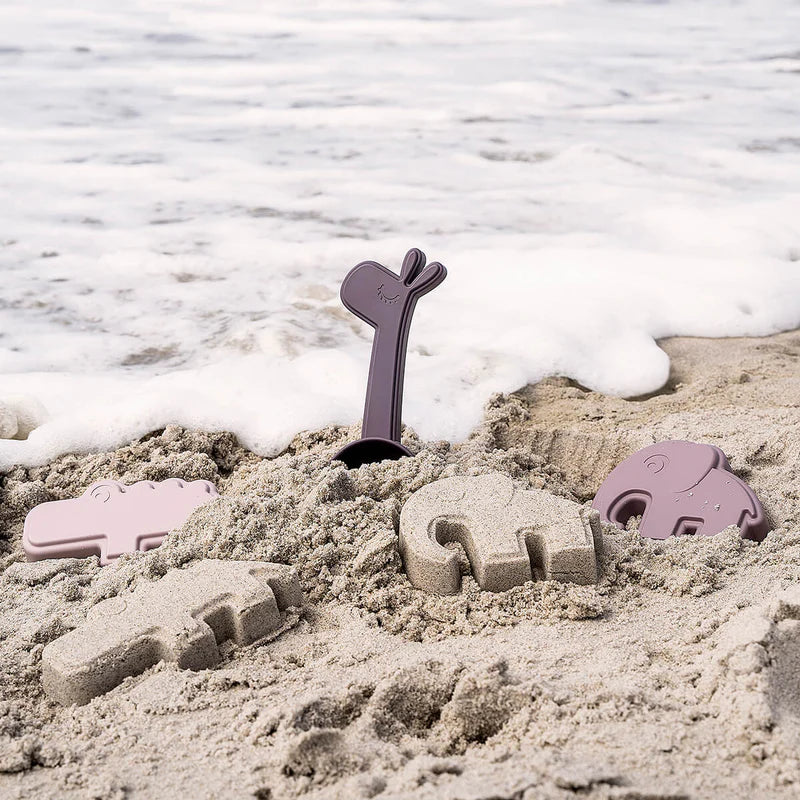 Zand figuurtjes + schep - Sand play set 3 pcs - Deer friends - Powder - Done by Deer