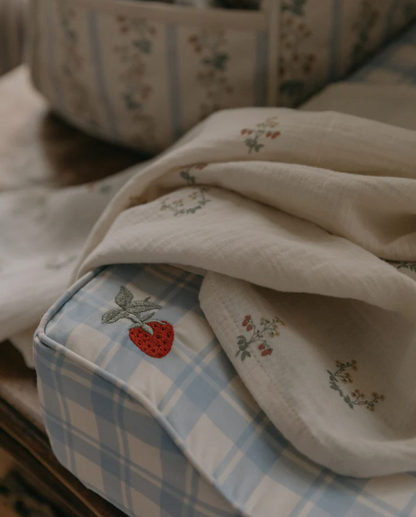Hydrofiele doeken - Muslin Blanket - 2 paar - 60x60 cm - Fraise - Garbo&Friends