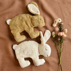 Warmteknuffel konijn Small - Biologisch katoen & lamswol - Beige - Senger