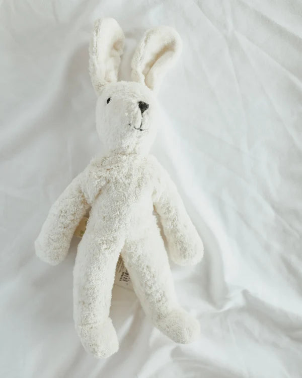 Floppy Animal Cuddly Toy Small - Rabbit - Organic Cotton/Wool - Beige - Senger Naturwelt