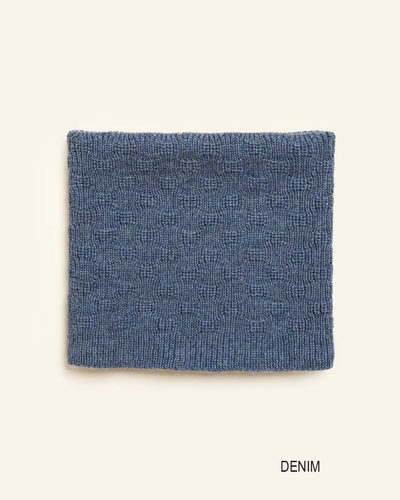 Écharpe tube Gigi - 100 % laine mérinos italienne extra-fine - Hvid