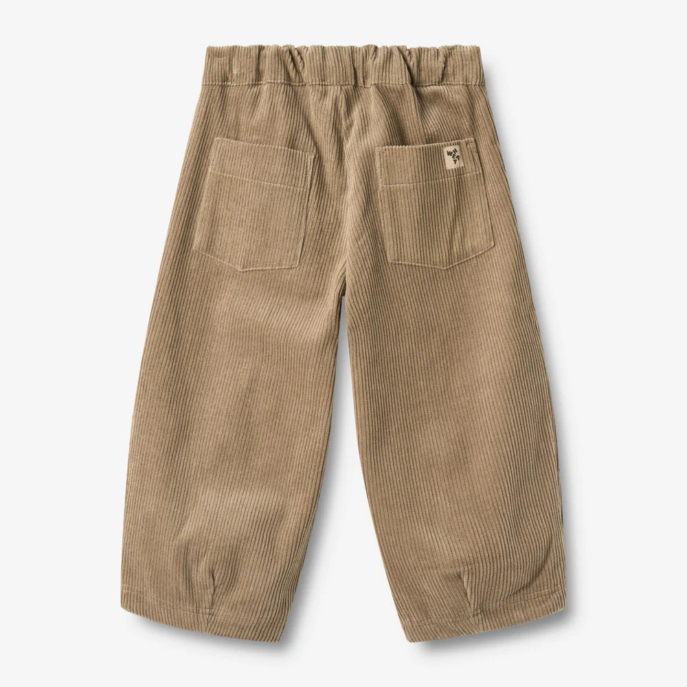 Corduroy trousers Juno - Beige - Organic cotton - Wheat