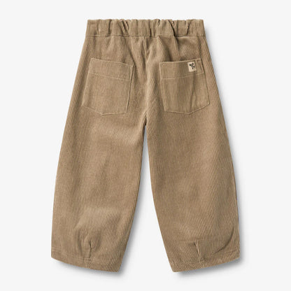 Corduroy trousers Juno - Beige - Organic cotton - Wheat