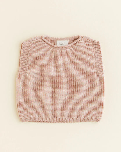Weste Harvey - Spencer/ärmelloser Pullover - Merinowolle - HVID