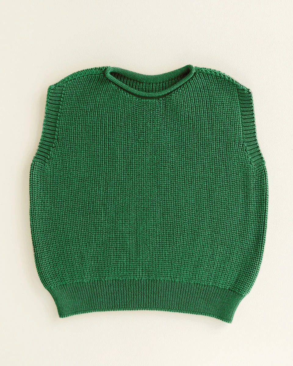 Weste Harvey Kids - 100% extrafeine italienische Merinowolle - HVID