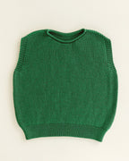 Weste Harvey Kids - 100% extrafeine italienische Merinowolle - HVID
