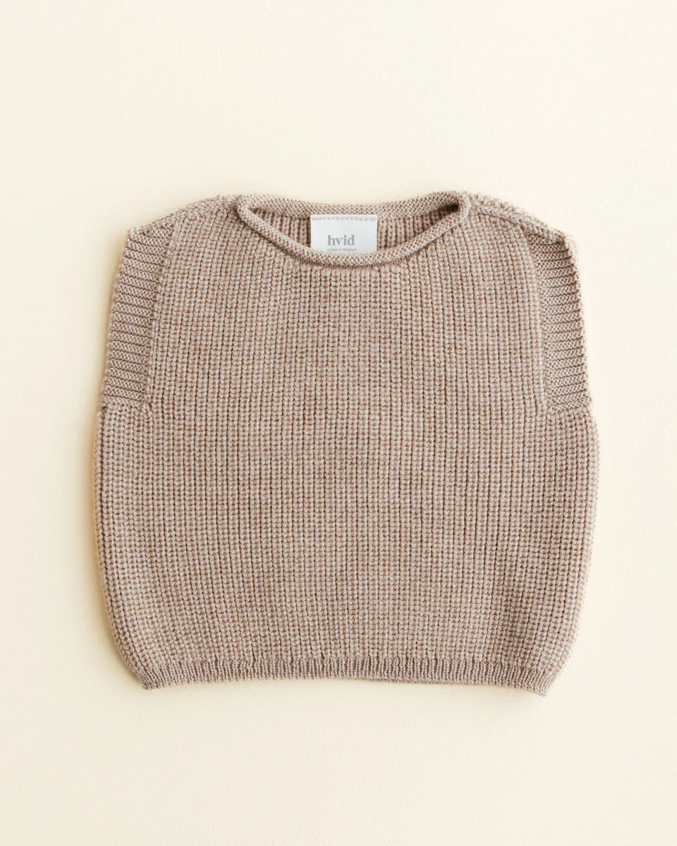 Weste Harvey - Spencer/ärmelloser Pullover - Merinowolle - HVID