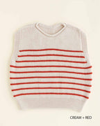 Gilet Harvey Kids - 100 % laine mérinos italienne extra-fine - HVID