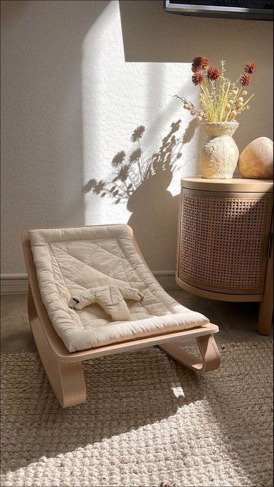 LEVO Baby Rocker - Baby schommelstoeltje - 0-5 jaar - Charlie Crane