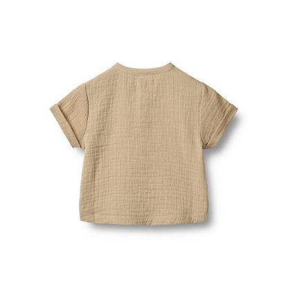 Wheat - Shirt Svend - Overhemd top - 100% biologisch katoen mousseline