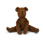 Floppy animal cuddly toy Large - Bear - Organic cotton/wool - Brown - Senger Naturwelt