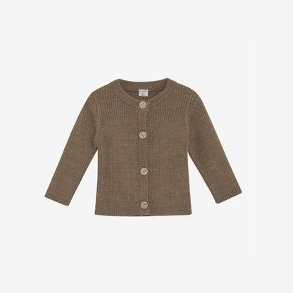 Gebreid vestje - Merino wol - Cocoa Creme/bruin - CeLaVi