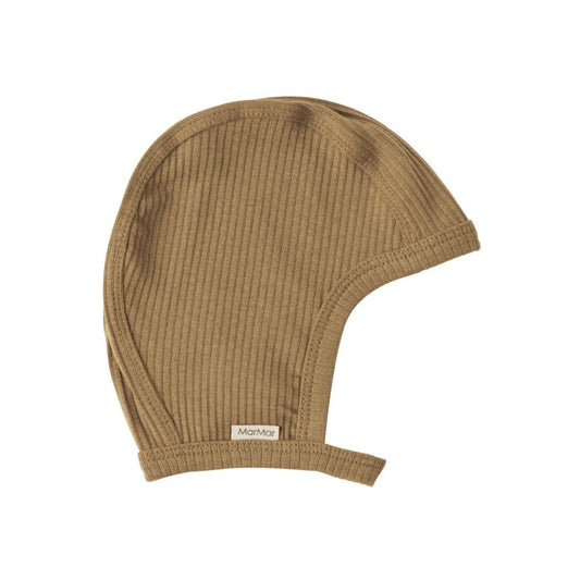 Beanie Hoody - Organic cotton/modal - Dark bronze - Marmar Copenhagen
