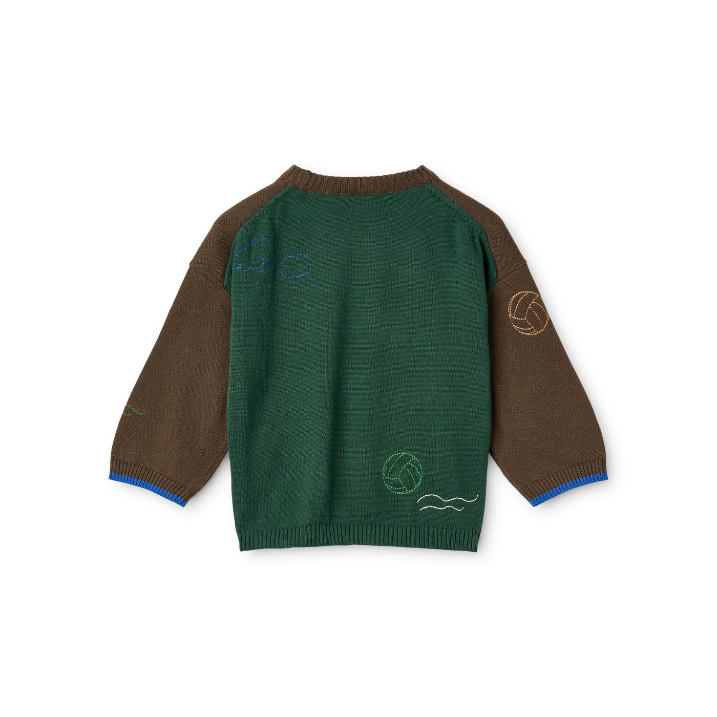 Gebreide sweater Gustav – Mosswood – 100% katoen – Flöss