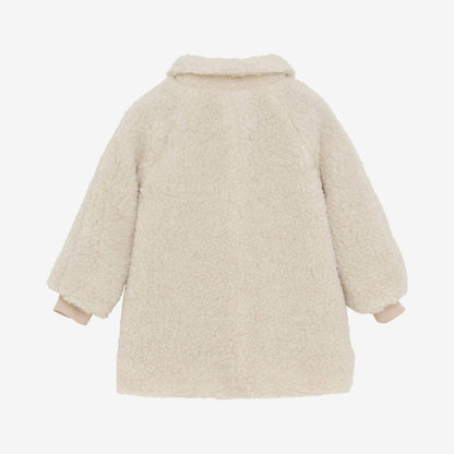 Teddy jas - Merino wol - Cement/beige - Huttelihut
