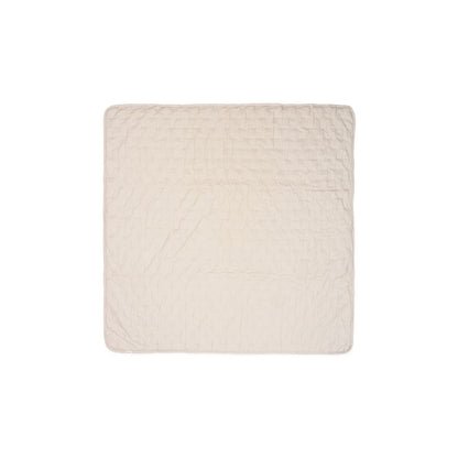 Quilted Blanket – 100% organic cotton – 120x120 cm - Alida - Grey Sand - MarMar Copenhagen