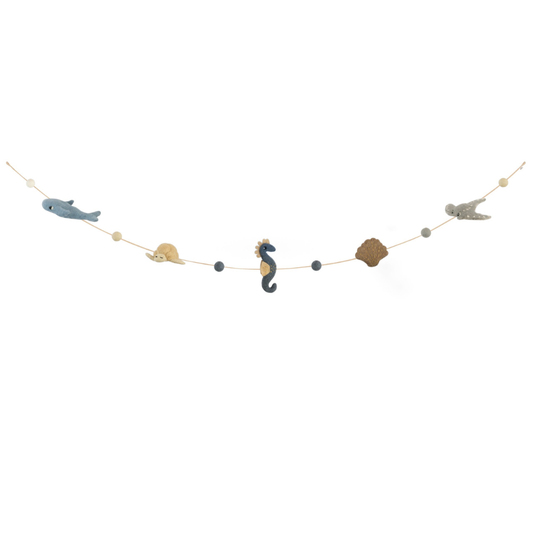 Wimpelkette Under The Sea – Biologischer Wollfilz – Baby Bello