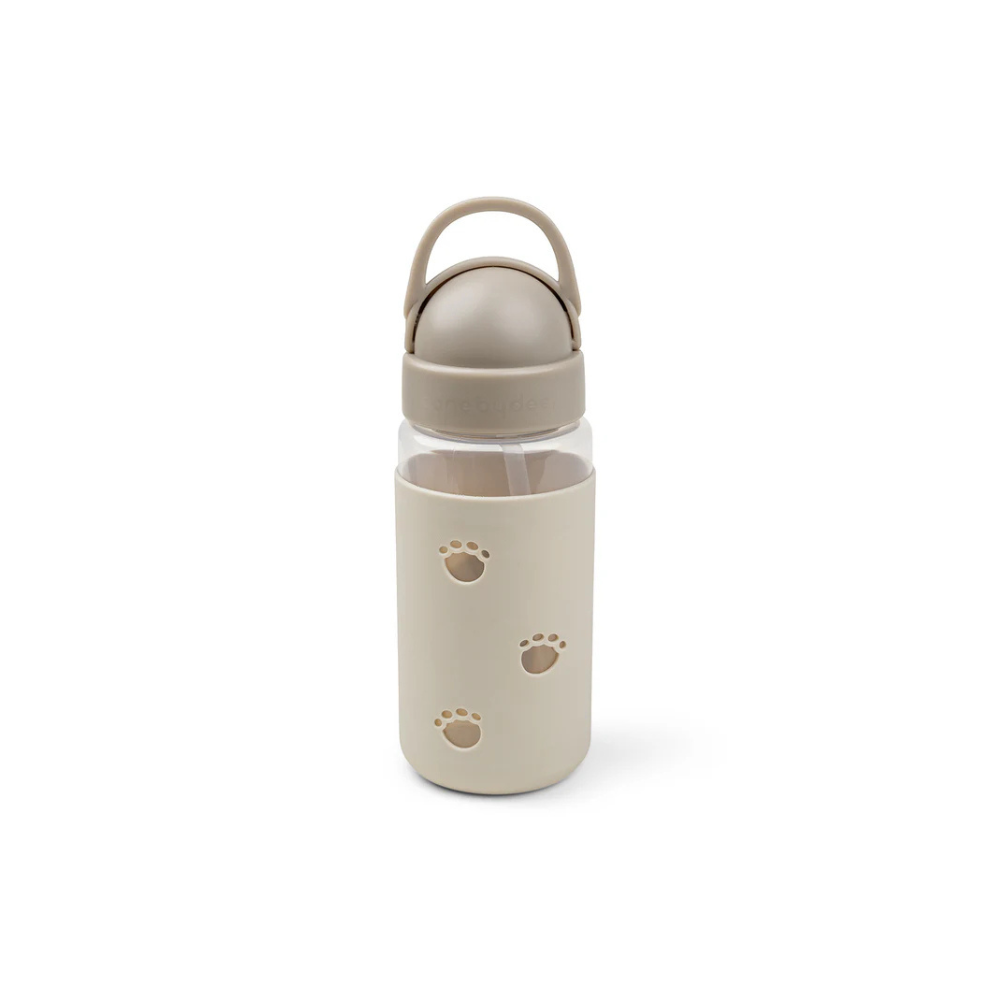 Drinkfles met rietje - Easy-grip straw bottle - Elphee - Sand - 350 ml - Done by Deer - productfoto - afbeelding 3