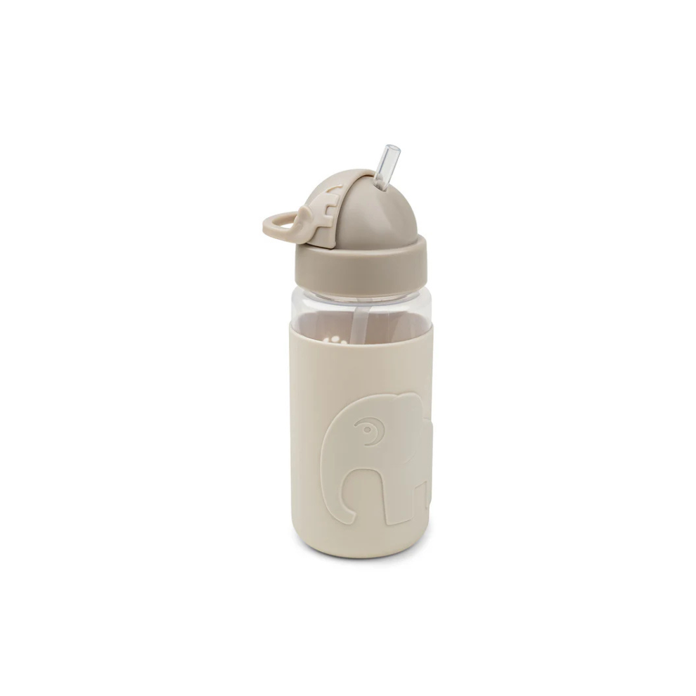Straw bottle - Easy-grip straw bottle - Elphee - Sand - 350 ml - Done by Deer