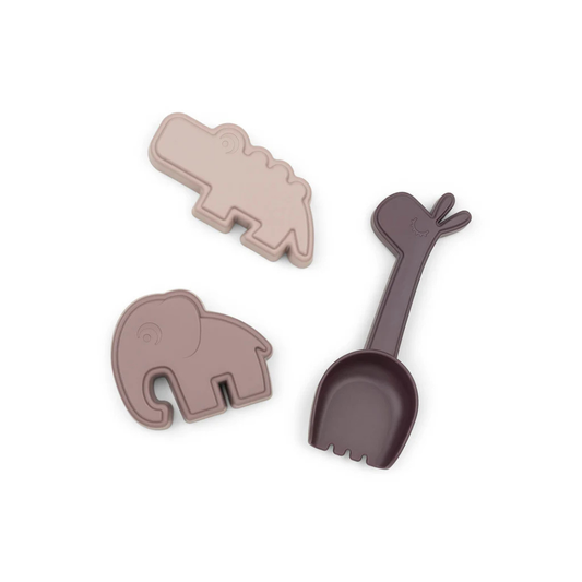 Zand figuurtjes + schep - Sand play set 3 pcs - Deer friends - Powder - Done by Deer