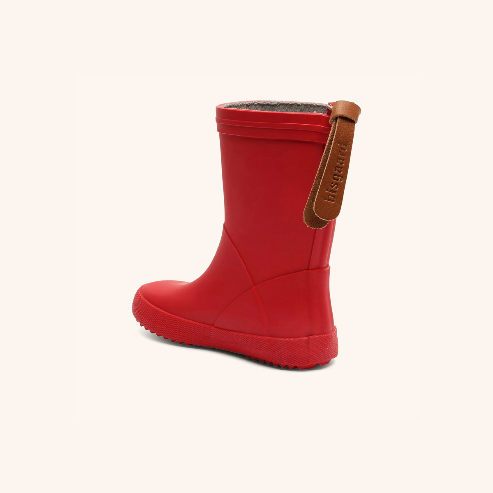 Natuurrubber regenlaars Star - Rood/Red - Bisgaard