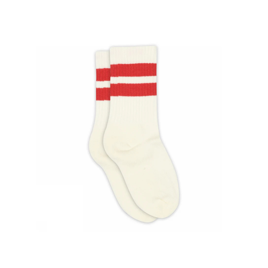Kindersokjes Andy - Katoen - Wit/Rood - MP Denmark