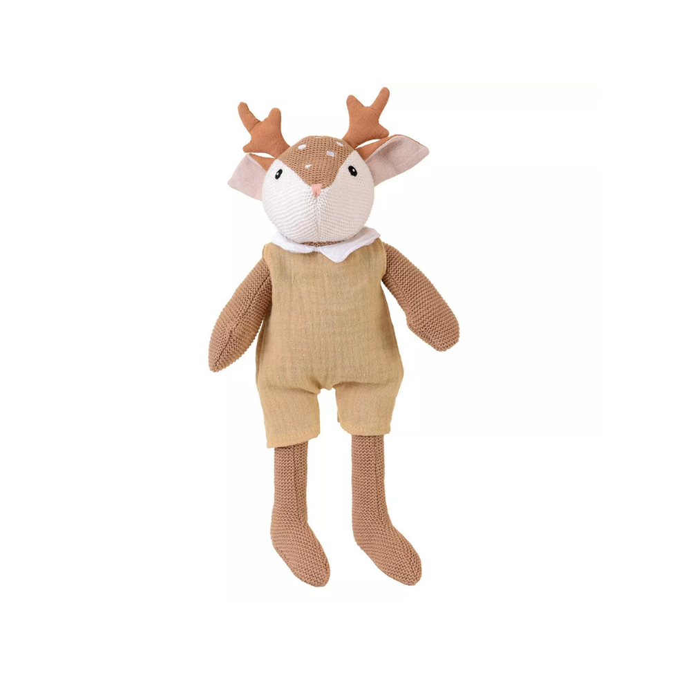 Knuffel Woody Ree - Gebreid katoen - 0+ jaar - Egmont Toys