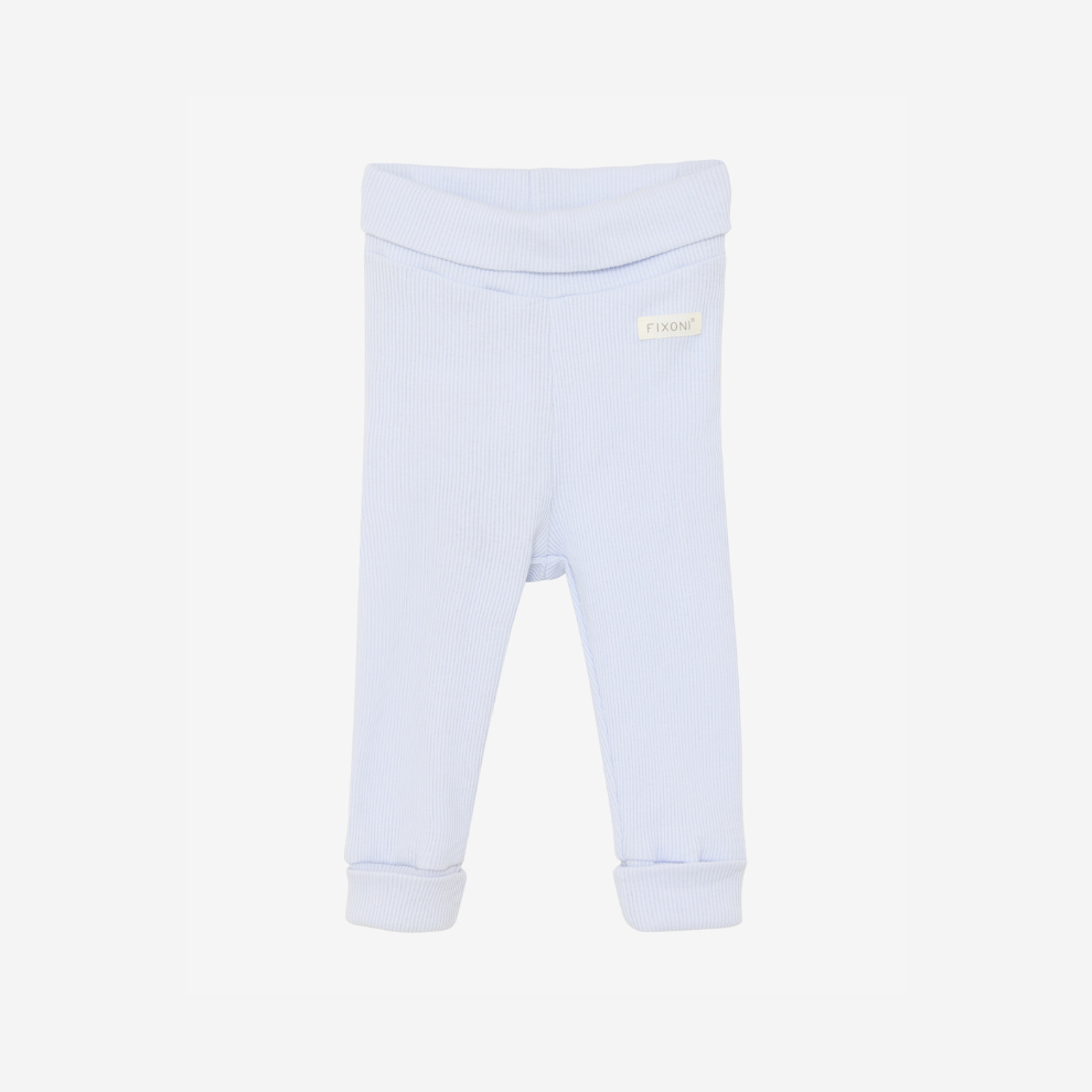 Baby Rib Legging - Biologisch katoen - Arctic Ice - GOTS - Fixoni - productfoto