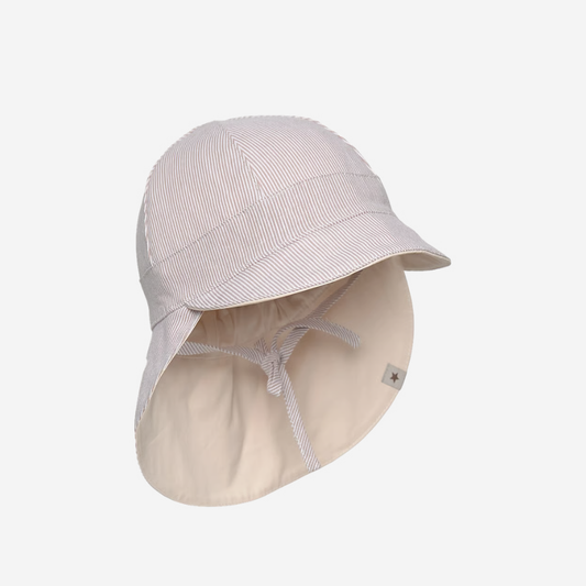 Zonnehoed - Sun Hat Stripe - UPF 50+ - White Pepper - Huttelihut