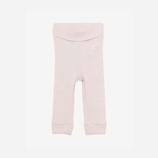Baby Rib Legging - Biologisch katoen - Hushed Violet - GOTS - Fixoni