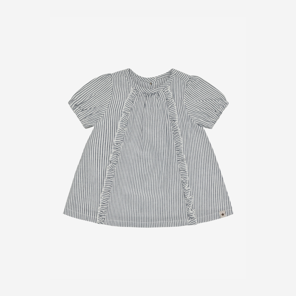 Summer dress - Organic cotton - Bering Sea - Dress SS YD Stripe - Huttelihut