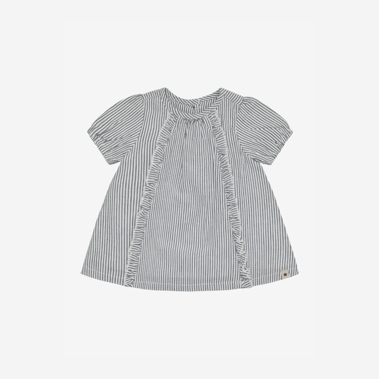 Zomerjurkje - Biologisch katoen - Bering Sea - Dress SS YD Stripe - Huttelihut