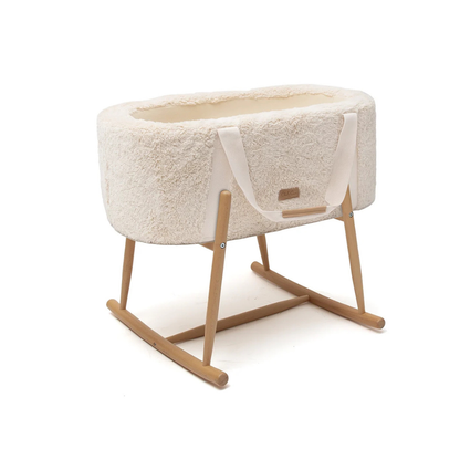 KUKO Baby Moses Basket - Portable Cocoon Bassinet from Birth - Baby Lift & Bassinet - Charlie Crane
