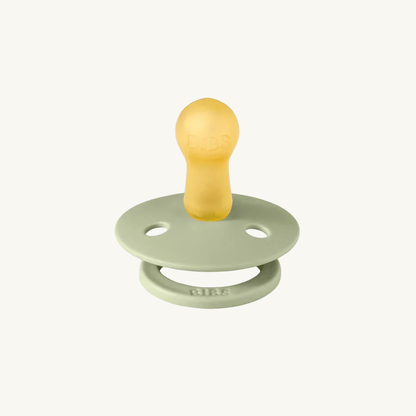 Schnuller 2er-Pack - Ivory/Salbeigrün - Rund - Naturkautschuklatex - BIBS